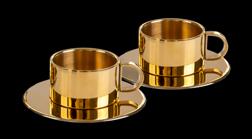 Gold Plated Cups by Elite Luxury Gold Plating Gold Plating by Elite Luxury Gold Plating